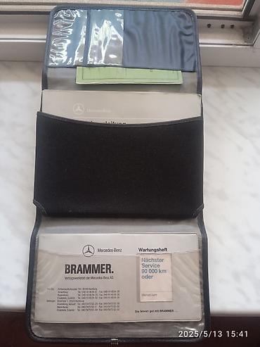 vurma cədvəli səkli: Mercedes-Benz üçün original sənəd qovluğu / manual çantası. Qara — 2