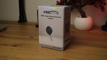 Видеонаблюдение: Wifi камера Ifeel для дома подключается по wifi, можно следить через