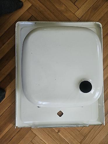 Santexnika: Mətbəx üçün emaye metal lavabo (kvadrat formalı) Sovet Советская — 3