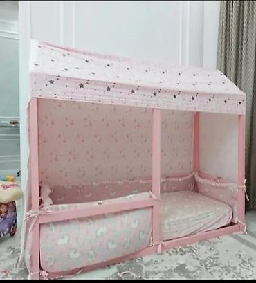 bunk bed: Детская односпальная кровать, Б/у, Для девочки, Для мальчика, С бортиком, МДФ, Самовывоз, Платная доставка — 5