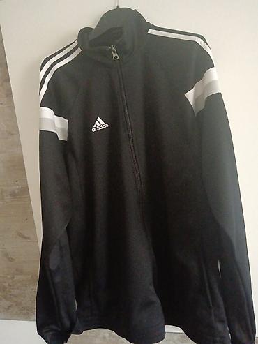 helanke 116: Adidas trenerka gornji deo - Model: crna sportska jakna/trenerka sa — 1