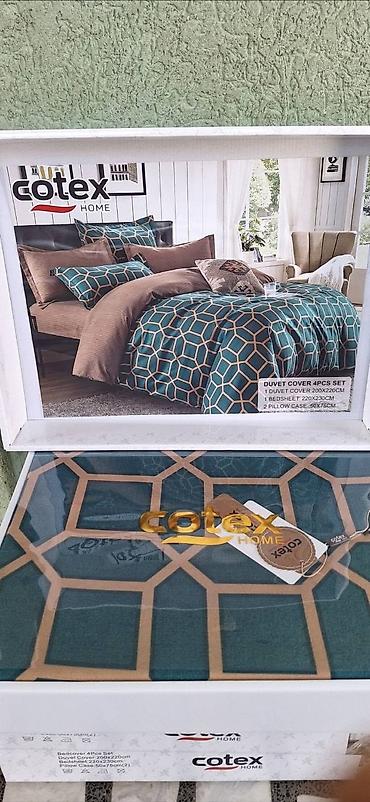 satenski stolnjaci: Cotex Home – set posteljine 4 dela Sadržaj seta: - Navlaka za jorgan — 3