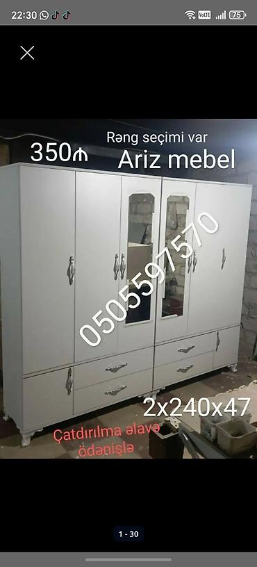Paltar dolabları, qarderoblar: Hörmətli̇ müştərilər bizdə sexin özüdür və yalniz təzə mebellər — 26