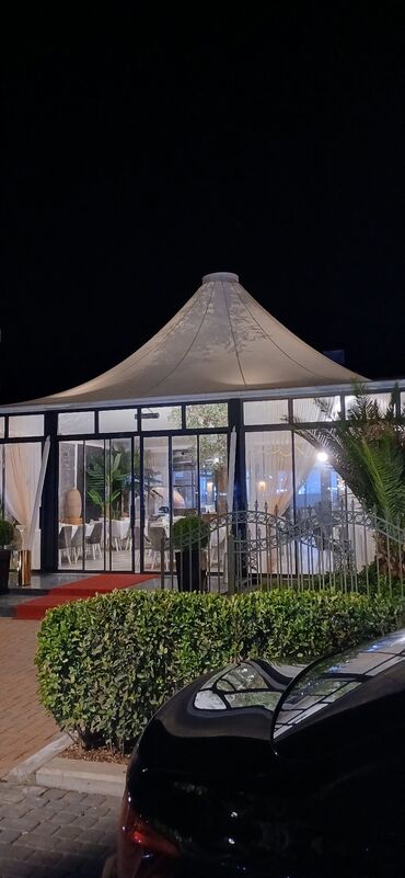 Digər tikinti materialları: Membran tent və pergola sistemləri – açıq məkanlar üçün professional — 12