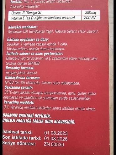 kapsul: Tarixi də göstərmişik. Zenavit - Içinde 40 dene kapsul var Qiymeti — 2