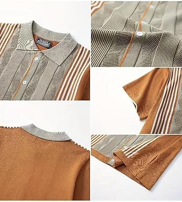 cins koynək: Polo köynək, Defacto, 2XL, rəng - Qəhvəyi — 4