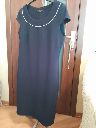 Kokteyl donlar: Новое платье (темно-синего цвета) с пиджаком. Размер 46-48. Рукав три — 11