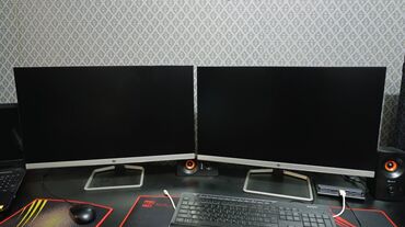 maşın ucun manitor: 2 ədəd HP 27f monitor IPS