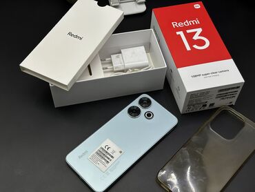 посудомоечная машина в бишкеке: Redmi, Redmi 13, Новый, 256 ГБ, цвет - Голубой, 2 SIM