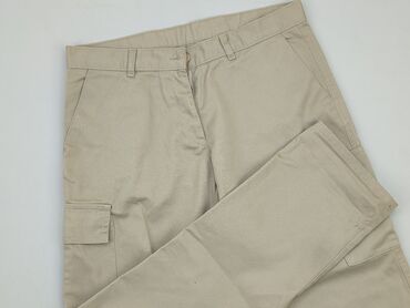 elegancki komplet spodnie i bluzki: Spodnie materiałowe, L, stan - Dobry