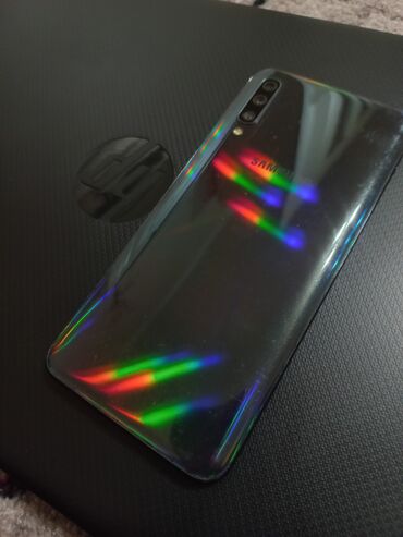 Samsung: Samsung Galaxy A50, Новый, 64 ГБ, цвет - Черный, 2 SIM