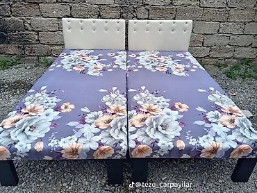 Ev üçün digər mallar: Təzə çarpayılar. 1 nəfərlik çarpayılar 60 manat. 2 nəfərlik taxt 110 — 20