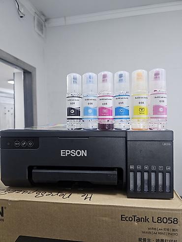 дтф принтер: Epson EcoTank L8058 — фотопринтер формата A4 с шестью раздельными — 1