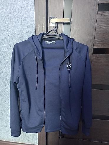 одежд: Мужская толстовка, L, Under Armour, Б/у, цвет - Синий, Самовывоз — 1