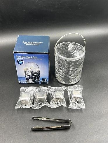 Qab-qacaq və mətbəx ləvazimatları: Metal buz küpləri Dəmir buz 4 pcs,qablı Metal Buz Küpləri – — 3
