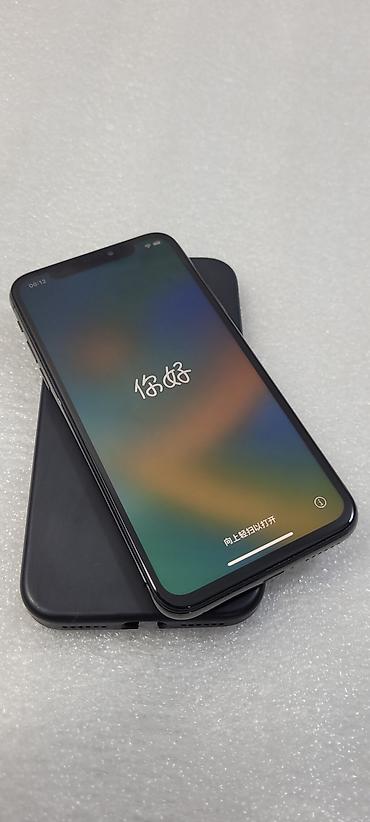Apple iPhone: IPhone X, Б/у, 64 ГБ, Черный, Чехол, 80 % — 2