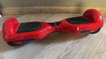 elektron gitara: Qırmızı rəngli iki təkərli hoverboard (self-balansing skuter) - Rəng — 2