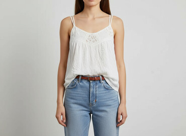 t shirty na ramiączkach damskie: Top damski, rozmiar S