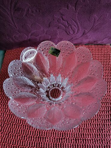 Ostalo posuđe: Bombonijera nova kristal,led kristal Nemacka iz 80ih. Bombonijera — 10