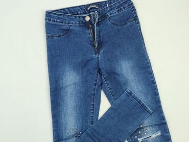 gucci jeans: Spodnie jeansowe, 14 lat, 158/164, stan - Bardzo dobry