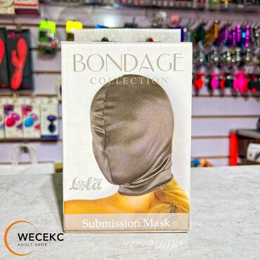 черный маска: Закрытая маска на лицо Submission Mask из коллекции Bondage Collection