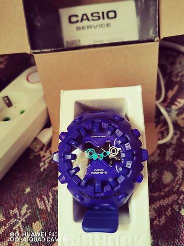 xac səkilli naxislar: CASIO G‑SHOCK qol saatı – mavi rəng - Model: GA‑V01 (5751 modul — 3