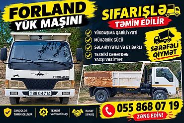 masin mator: FORLAND yük maşını – sifarişlə təmin edilir - Güclü mühərrik və — 1