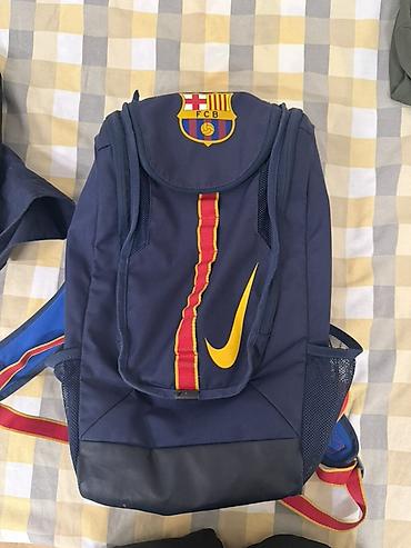 helio strap: Рюкзак Nike x FC Barcelona (FCB)б/у - Цвет: темно‑синий с фирменной — 1
