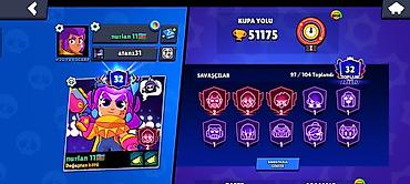 bs hesab satışı: Brawl Stars hesabı – yüksək trofi və inkişaf etmiş kolleksiya - Kupa — 2