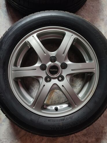 Диски: Литые Диски R 15 Комплект, отверстий - 5, Б/у — 5