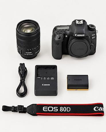 canon video: Şok qiymətə Canon EOS 80D + 18-135mm USM Lens | Tam Kit, İDEAL — 6