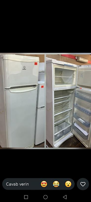 Indesit iki kameralı soyuducu - Yuxarıda dondurucu, aşağıda soyuducu