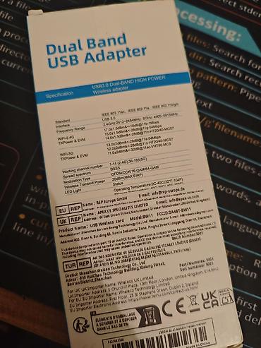 asus x509fb ej138: Dual Band USB Wi‑Fi Adapter (Model: BW11) Xüsusiyyətlər: - İki — 2
