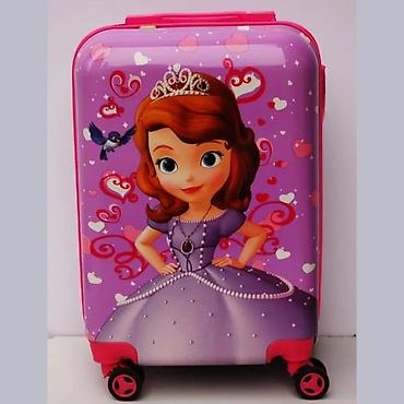 Rančevi, torbe i koferi: Dečji kofer na točkiće – motiv princeze - Čvrsta ABS/plastika školjka — 3