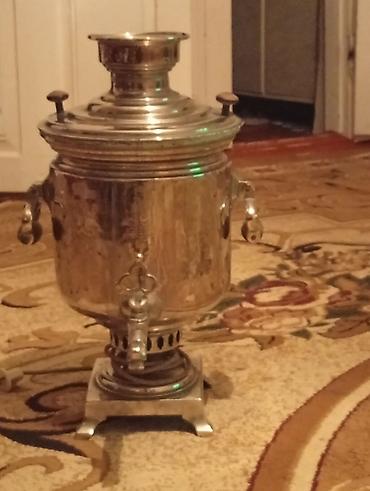 Klassik kömür/sobada işləyən samovar - Material: parlaq metal korpus lalafo.az -da Klassik kömür/sobada işləyən samovar - Material: parlaq metal korpus