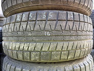 Шины и диски: 225/55/17 4 шт комплект в идеальном состоянии фирма Bridgestone — 3