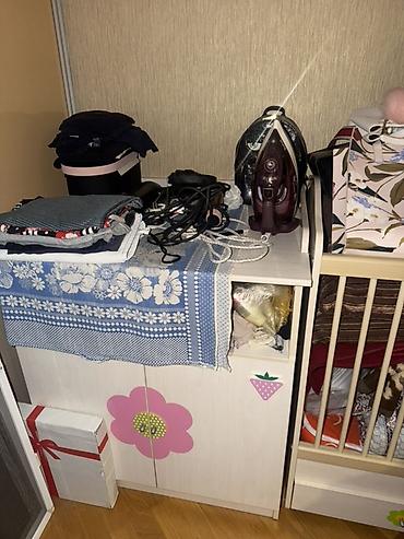 desti: Uşaq beşiyi və yanında sandıqlı komod dəsti - Beşik: Aşağı hissəsində — 2