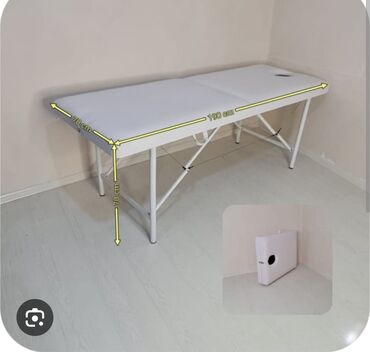 Salon, tibbi mebel dəsti: Tibbi və gözəllik sahəsi üçün peşəkar avadanlıq kuşetka sade — 8