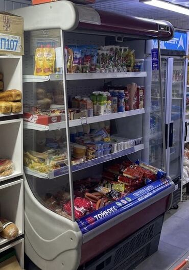 холодильник для мороженое: Холодильная витрина (гастрономическая) с открытым фронтом. - Тип