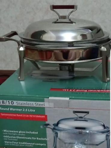 yemek termosları: Rəng - Gümüşü, Yəmək üçün termos, Paslanmayan polad — 1