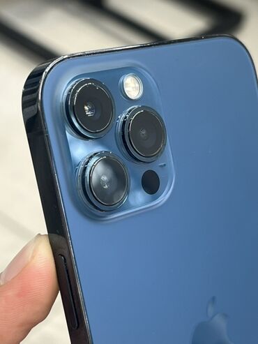 дисплей на айфон 11 про макс: IPhone 12 Pro Max, Колдонулган, 512 ГБ, Pacific Blue, Коргоочу айнек, Каптама, 91 %