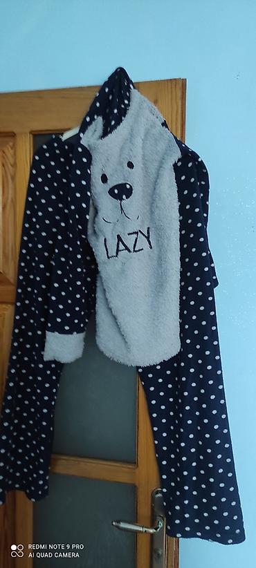 maxroviy pijama: Qışlıq pijama dəsti 10-12 yaş - 2 hissə: uzunqol kofta + şalvar - — 3