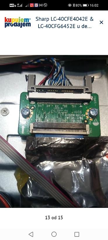 Televizori: Sharp LCD televizor, modeli LC-40CFE4042E i LC-40CFG6452E - Ekran: 40 — 6