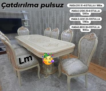 stul destleri: Masa dəsti yeni — 1