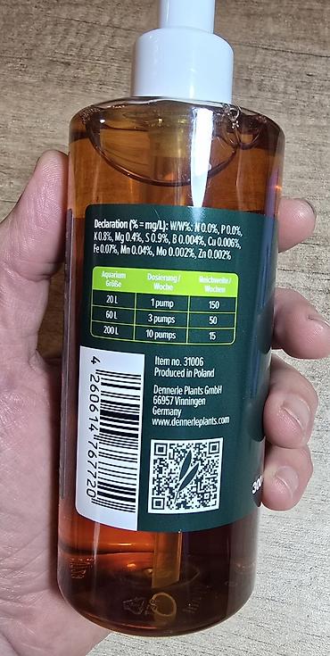 sine boyuden bitki: DENNERLE Plants Liquid 300 ml – Akvarium bitkiləri üçün mikro gübrə - — 2