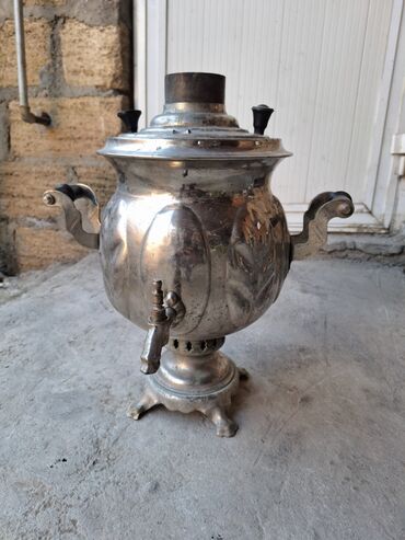 Samovarlar: İşlənmiş Od Samovar, 5 l, Ünvandan götürmə