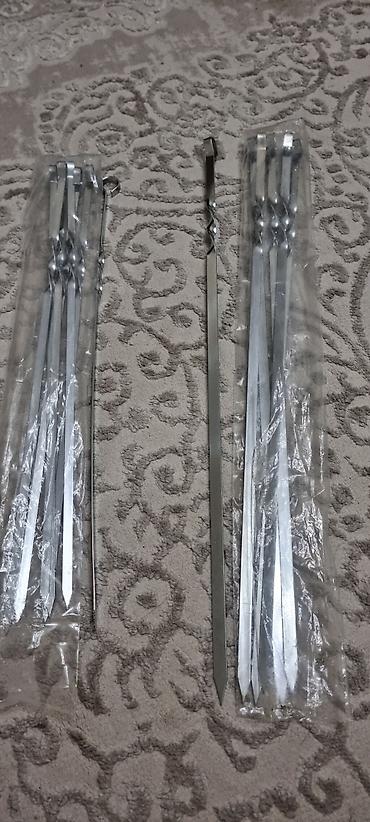 Шампуры: Продаю новые шампуры для шашлыка, палочки для шашлыка, 10шт - 50 см — 5