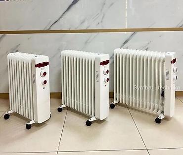 Масляные обогреватели: Масляный обогреватель Кол-во секций: 7, Несколько режимов мощности, Быстрый нагрев, Отключение при падении — 4