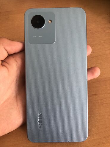 купить компютер: Realme C30s, Колдонулган, 64 ГБ, түсү - Көгүлтүр, 2 SIM