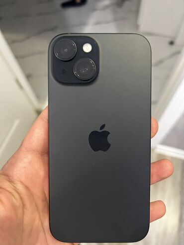 Apple iPhone: IPhone 15, 128 GB, Qara, Zəmanət, Sənədlərlə